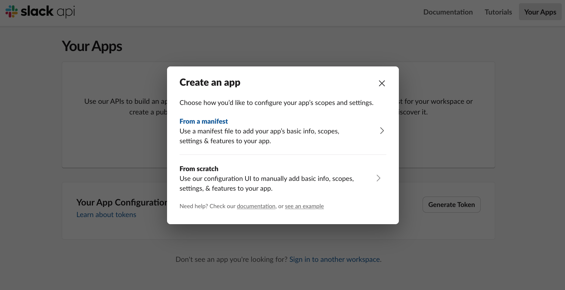 Create Slack App