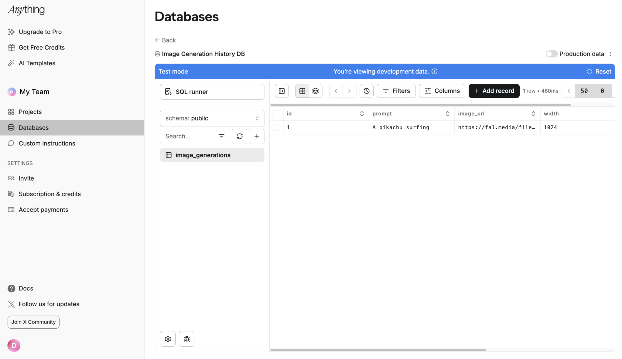 Database Schema