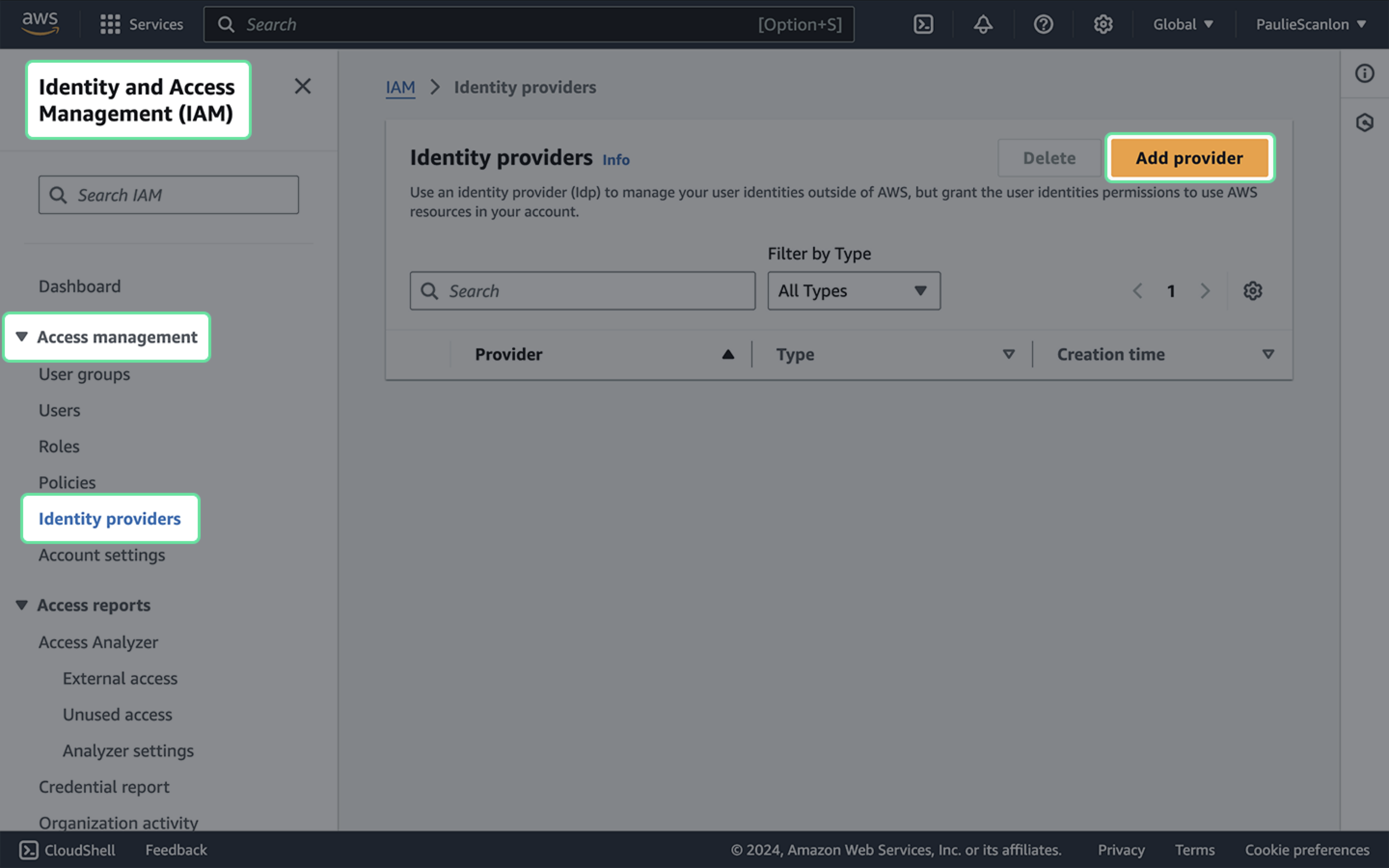S3 backup IAM configuration