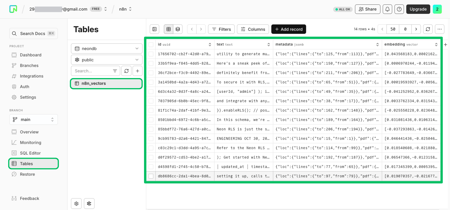 Verifying data in OptiTech Console