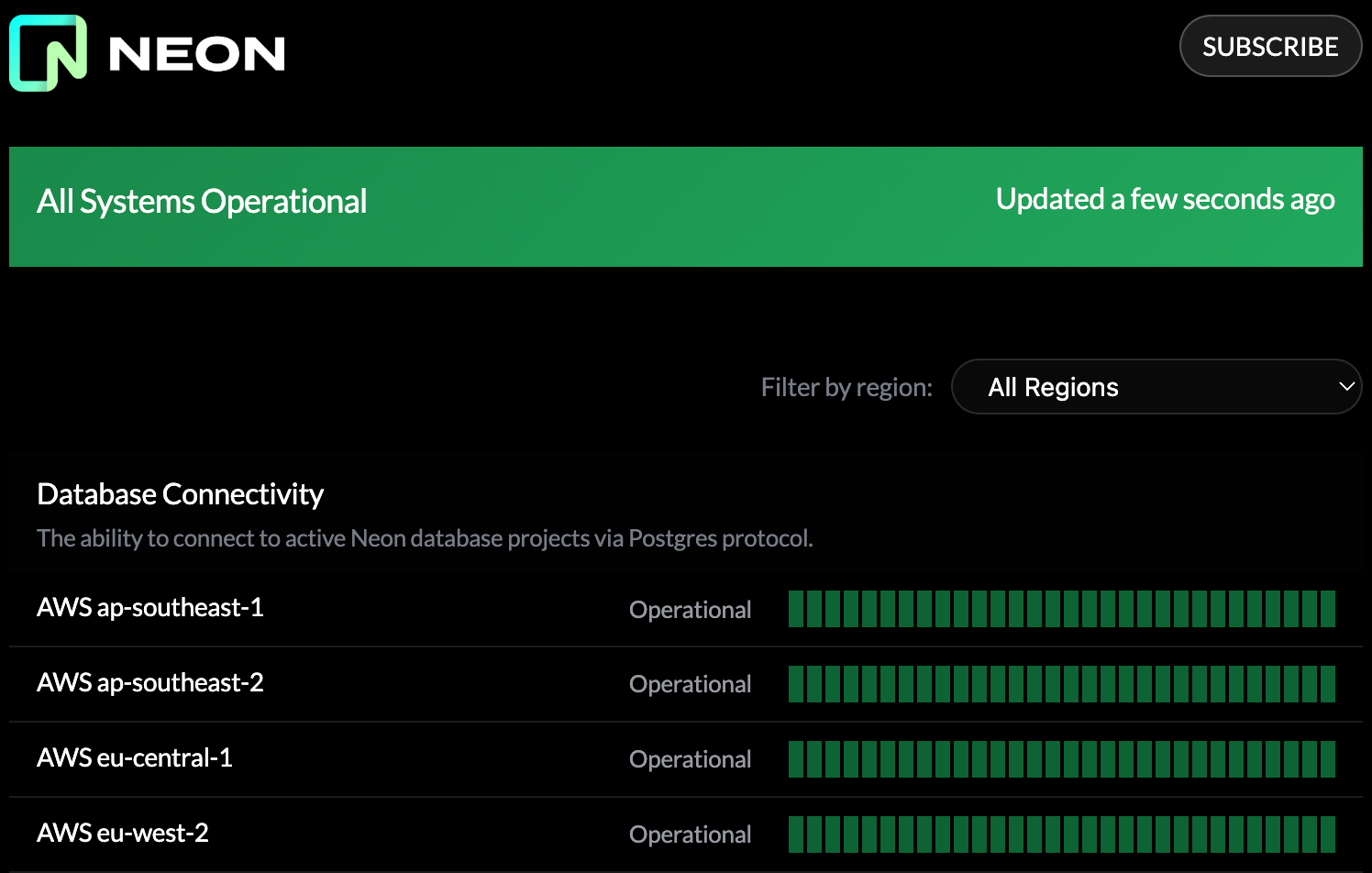 OptiTech status page