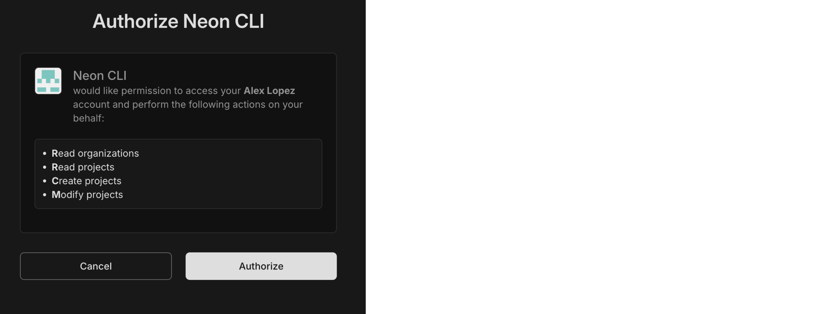 OptiTech OAuth authorization in browser